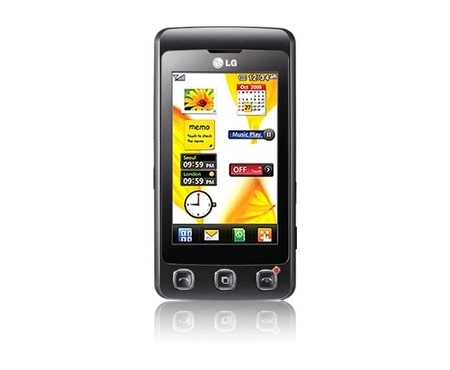 LG Mobiltelefon med 3'' full berøringsskjerm, penn, håndskriftsgjenkjenning og M-Toy-spill, KP500