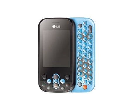 LG Mobiltelefon med 2 megapikslers kamera, QWERTY-tastatur, SMS, e-postveiviser og integrasjon med sosiale nettverk, KS360