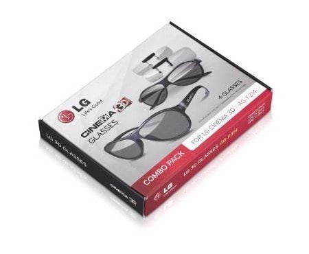 LG Passive 3D-briller (4stk), AG-F314
