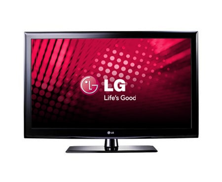 LG LED-TV som via USB-porten leser de fleste medieformater., 32LE450N