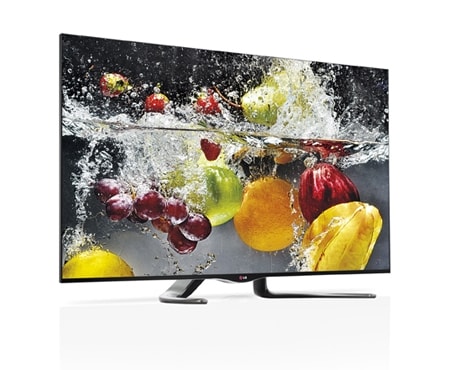 LG Spesialdesignet 47-tommers SMART-TV i Cinema Screen-serien med hvite detaljer og Magic Remote. Kraftig 1,2 GHz dobbeltkjerneprosessor og hele 2 GB RAM. Cinema3D, Wi-Fi og DLNA. , 47LA790W