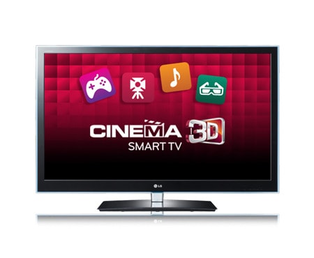 LG Smart-TV med den siste Cinema 3D-teknologien, 55LW650W