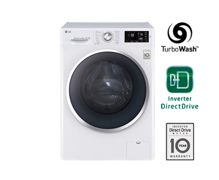 LG 1-9 kg Turbo Wash, Direct Drive vaskemaskin, FH4U2VCN2