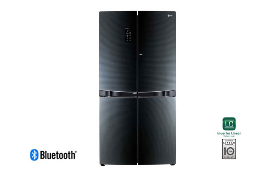 LG World's First Dual Door-in-Door™ Refrigerator , GF-6D725BGL