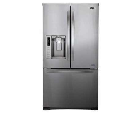 LG 613L French Door Refrigerator with Ice & Water Dispenser, GF-L613PL