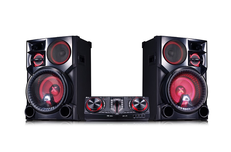 LG 3,500 Watts RMS, DJ Pro (DJ PAD), TV Sound Sync, Party Thruster Pro, Voice Canceller & Key Changer, Auto DJ XBOOM, CJ98
