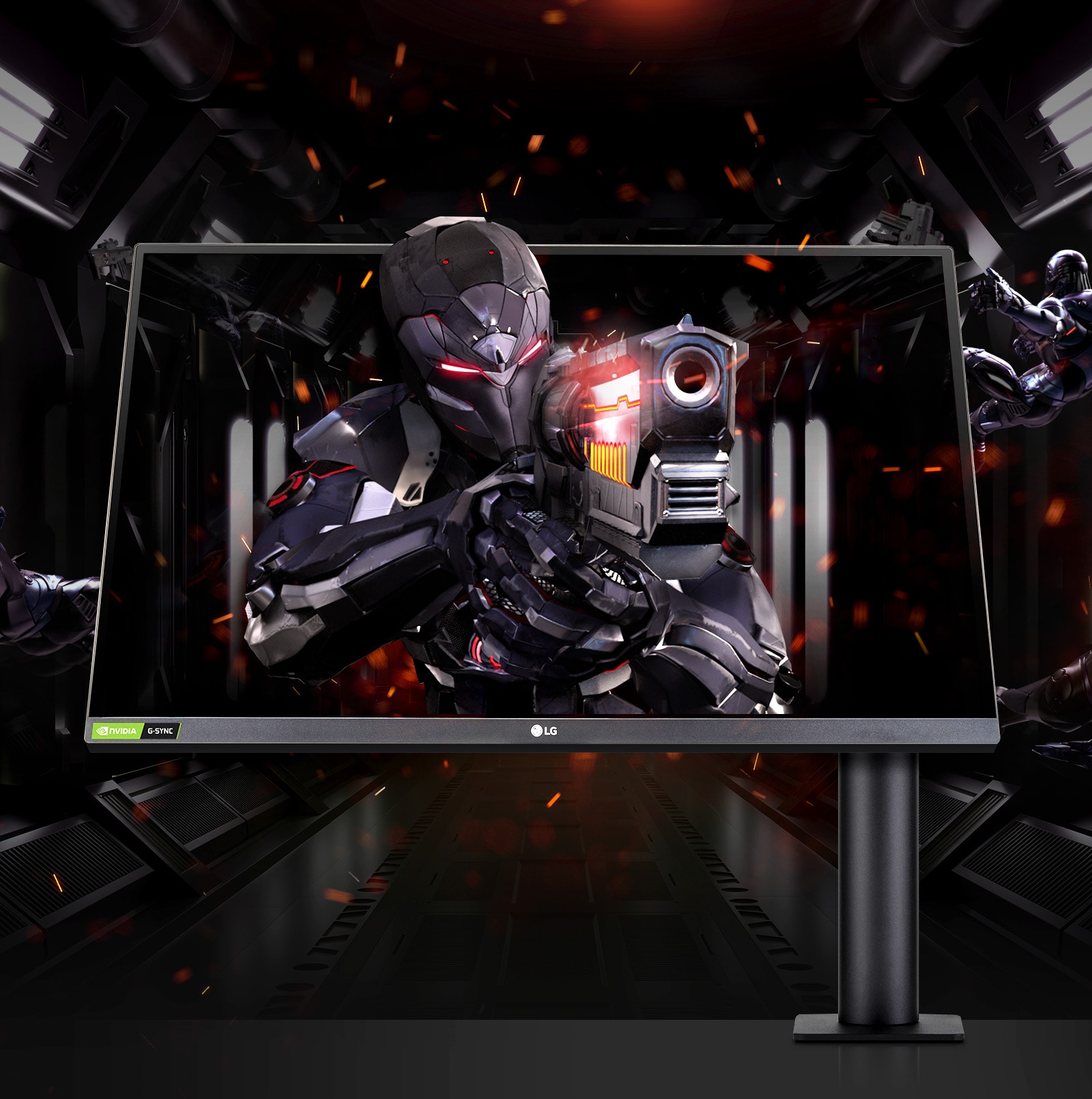 LG UltraGear monitor as the powerful gaming display