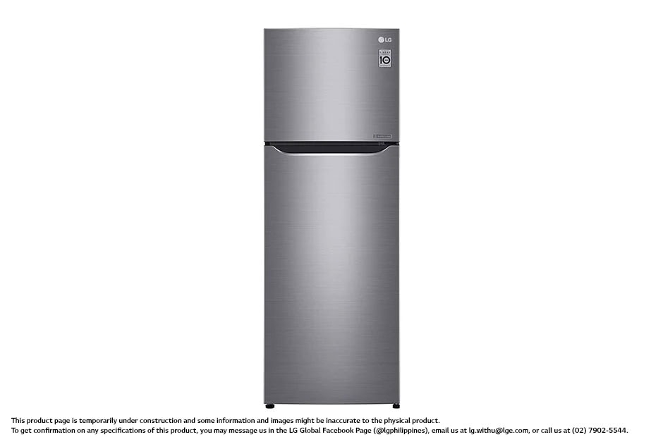 LG 11.8 cu. Ft. Inverter Technology Two-Door Top Freezer Refrigerator, GR-C372SLCN