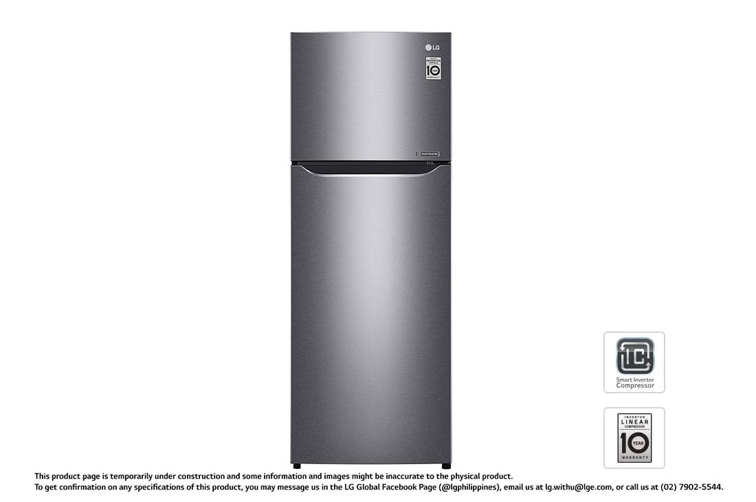 LG Two-Door Top Freezer Refrigerator, GR-B222SQBB