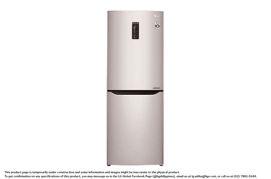 LG 11.1 cu.ft Two Door Bottom Freezer Refrigerator, GR-B389SVQZ