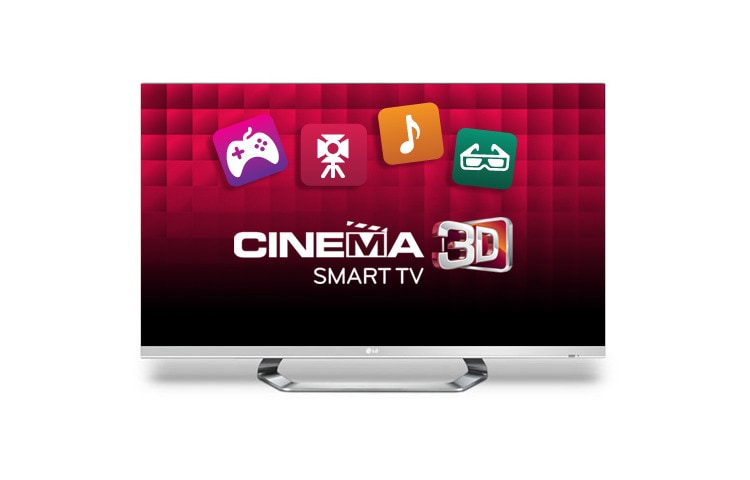 LG 47'' Cinema 3D Smart TV, Comfortable 3D Glasses, Battery-free and charge-free glasses, FPR 3D Panel Technology, 2D to 3D mode and 3D to 2D mode, 3D Depth Control and View Point Control, 3D World, 47LM6700