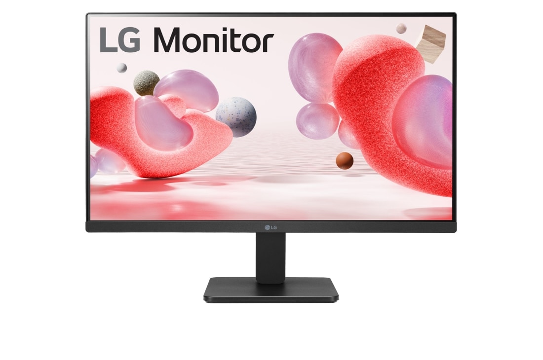 LG Monitor IPS Full HD 23,8'' z technologią AMD FreeSync™, widok z przodu, 24MR400-B