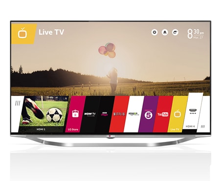 LG 55'', 4K ULTRA HD, WEB OS SMART TV, CINEMA 3D, PANEL IPS, 1250 HZ UCI, 55UB950V