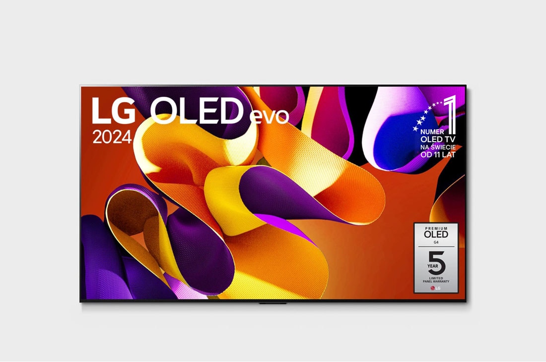 LG 55-calowy LG OLED evo G4 4K Smart TV OLED55G4, OLED55G45LW