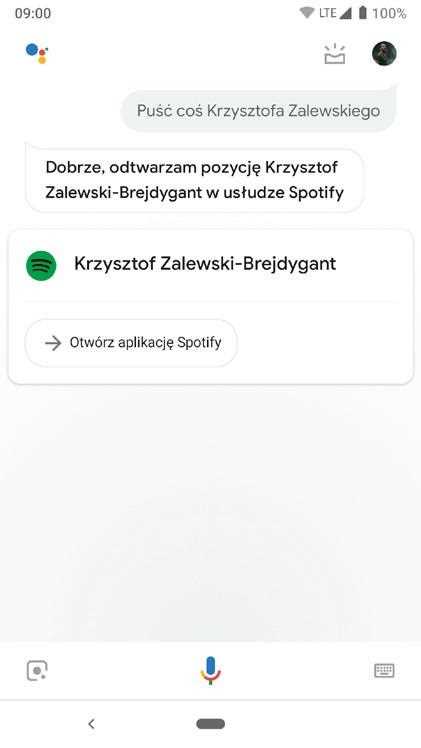Asystent Google Muzyka