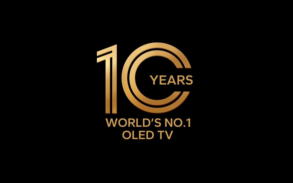10 anos do televisor OLED no° 1 do mundo