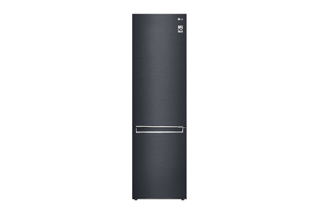 LG Combină frigorifică | Clasa D | 384 L | Total No Frost | Compresor Linear Inverter 10 ani garanție | Door Cooling+™ | FRESHConverter™ | Negru mat, GBB72MCVFN