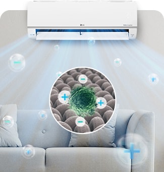 Plasmaster Ionizer îndepărtează bacteriile de pe mobilier și haine.