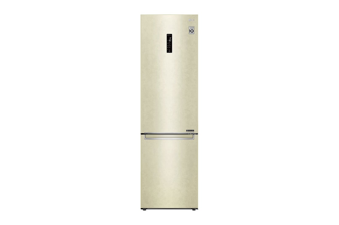 LG Combină frigorifică LG DoorCooling+™ | Clasa E | 384 l | Total No Frost | Compresor Linear Inverter 10 ani garanție | Bej, GBB62SEHZN