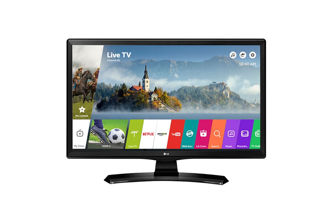 LG Monitor TV LG Smart | Ecran HD 70cm | Wifi Încorporat | webOS 3.5 | 5Wx2 Stereo Speaker, 28MT49S-PZ