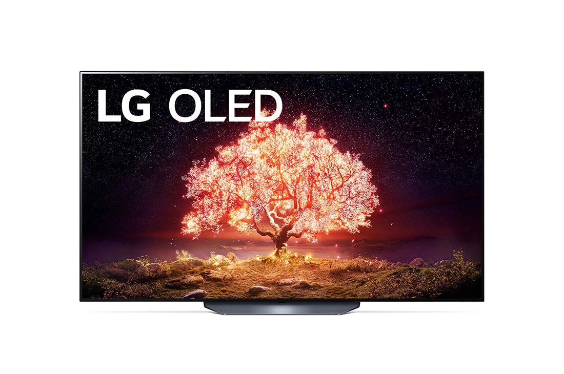 LG OLED LG B1 | 65 inch | Dolby Vision IQ & Dolby Atmos | ThinQ AI | 4K Smart OLED TV, front view, OLED65B13LA
