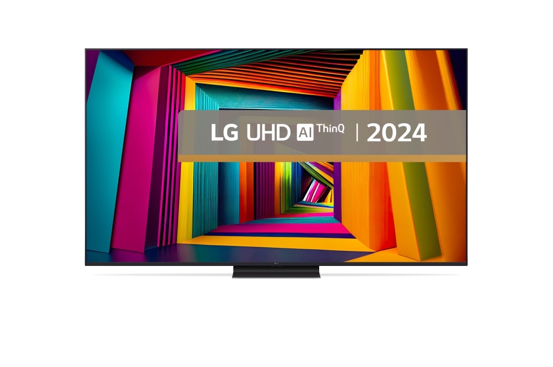 LG UT91 de 65'', 4K Smart TV, 2024, Vedere din față, 65UT91003LA