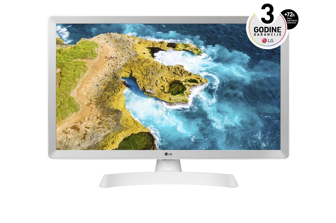 LG 28” HD ready LED TV Monitor, prikaz spreda, 28TQ515S-WZ