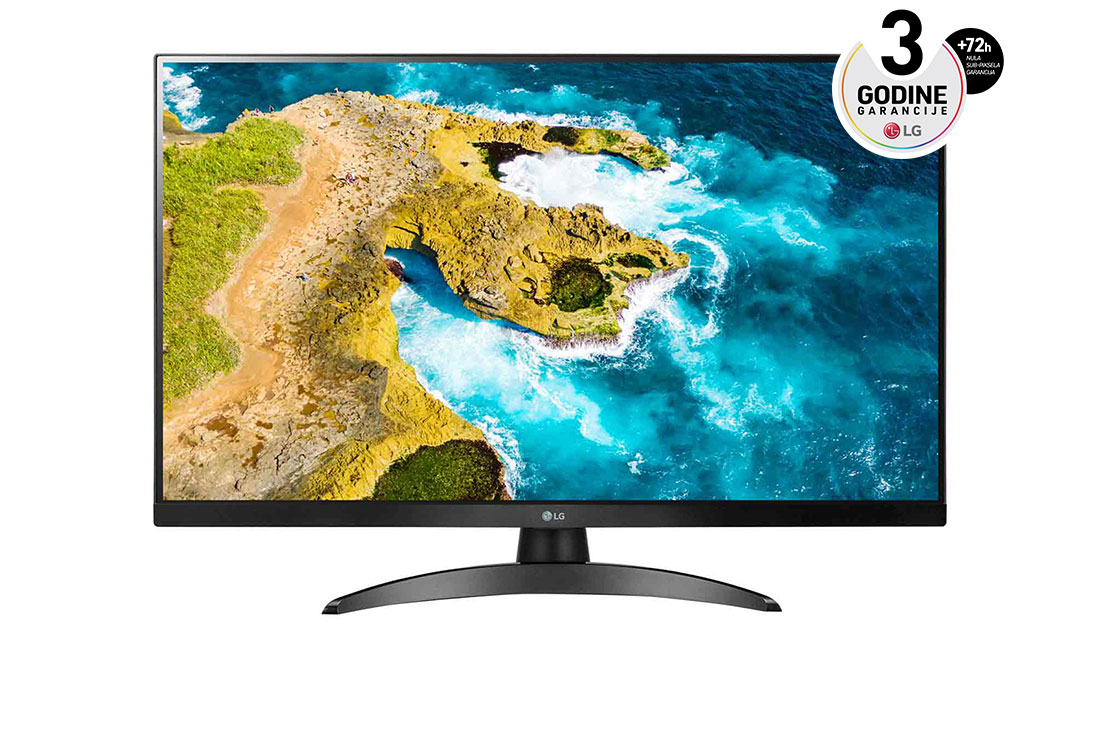 LG 27'' Full HD Smart monitor sa odnosom širine i visine 16:9, prednji prikaz, 27TQ615S-PZ