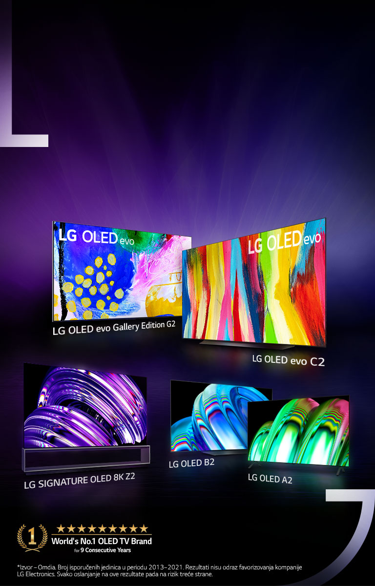 Najuzbudljivija linija<br>LG OLED televizora