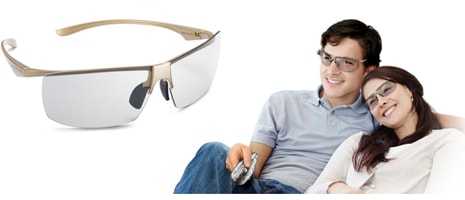 Comfortable 3D glasses