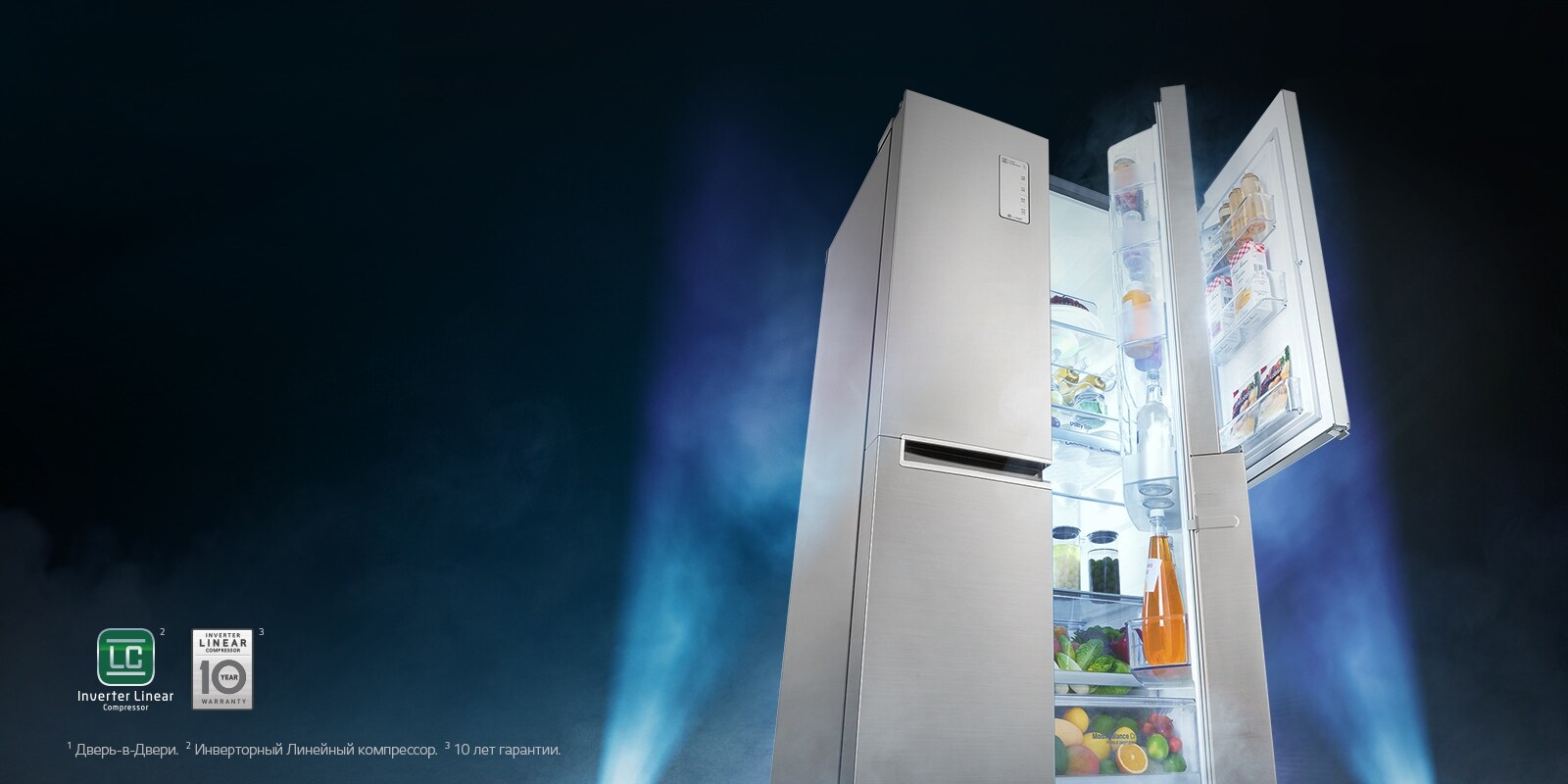 Новые холодильники LG с системой Door-in-Door