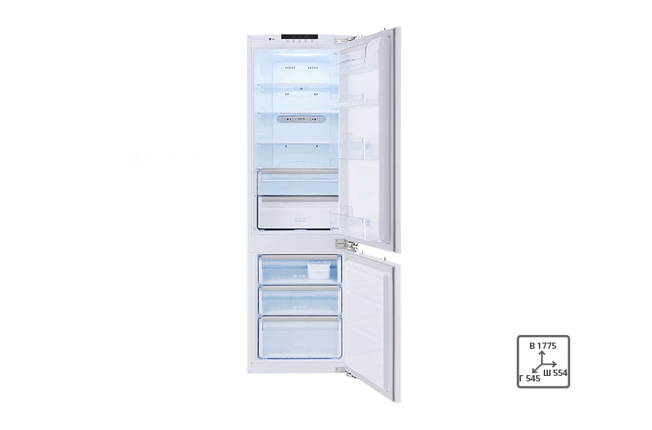 LG Встраиваемый холодильник LG GR-N319LLC c системой Total No Frost, GR-N319LLC