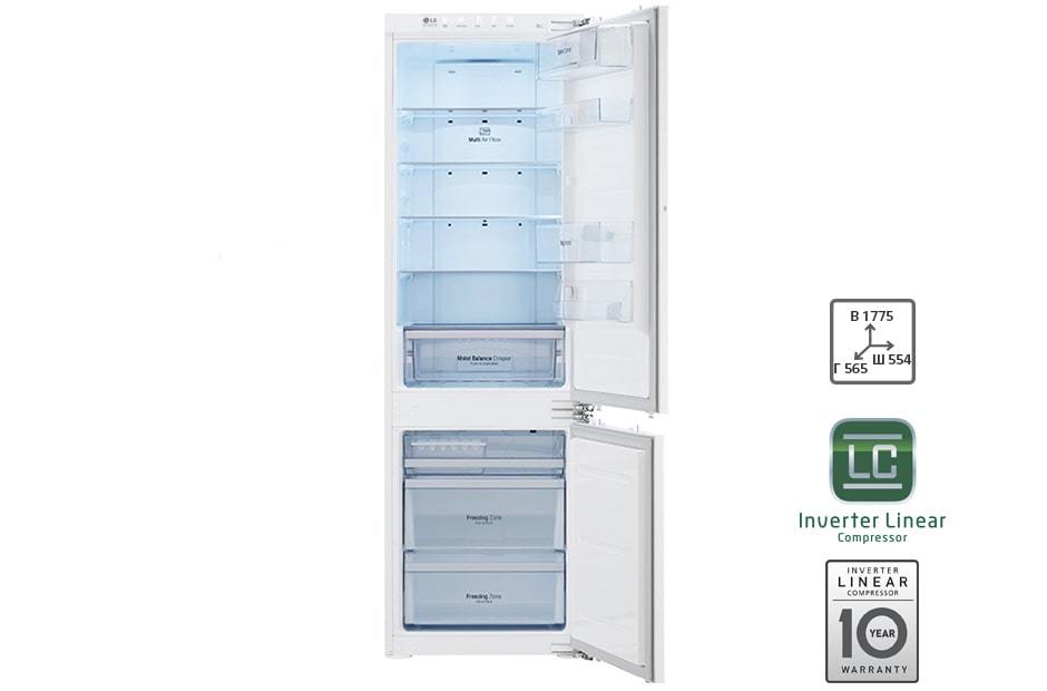 LG Встраиваемый холодильник, GR-N266LLR