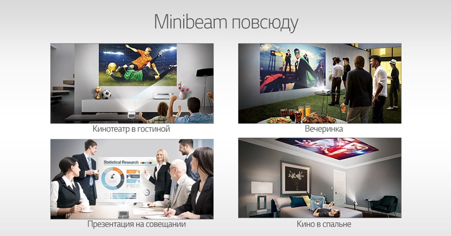 Проекторы LG Minibeam