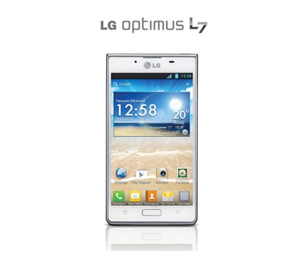 LG Сверхтонкий смартфон с большим экраном в новом концептуальном дизайне L-Style , P705