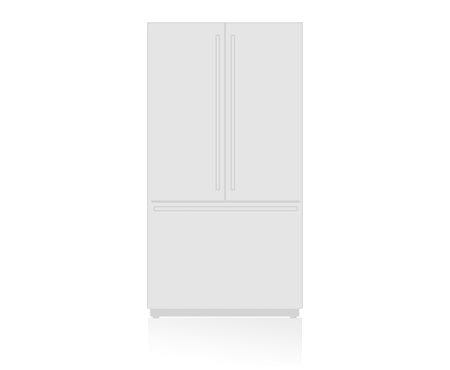 LG Холодильник с нижней морозильной камерой серебристого цвета. Высота 170 см., GA-419BLCA