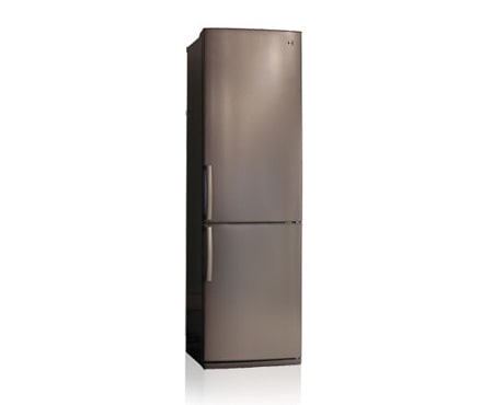 LG Холодильник с нижним расположением морозильной камеры , цвет серебристый (Titanium). Высота 185см., GA-449UTBA