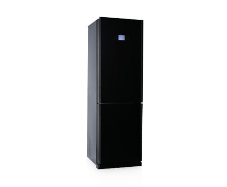 LG Холодильник LG Total No Frost с нижней морозильной камерой, зеркально чёрный цвет. Высота 189 см., GA-B399TGMR