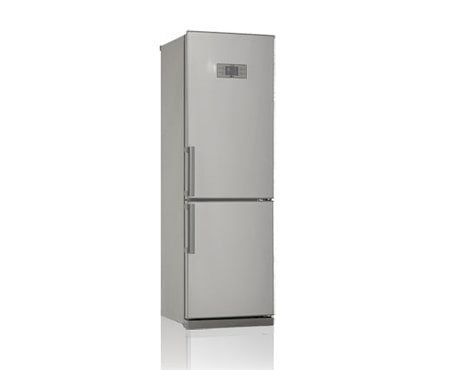 LG Холодильник с нижним расположением морозильной камеры , с системой охлаждения LG Total No Frost, цвет белый глянец. Высота 190см., GA-B409BLQA