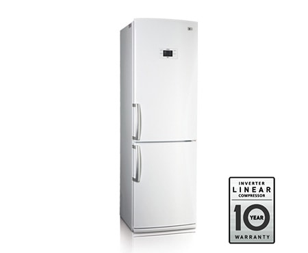 LG Двухкамерный холодильник LG Total No Frost. Высота 190см. Цвет: белый, GA-B409UVQA