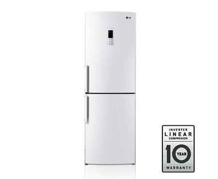 LG Двухкамерный холодильник LG Total No Frost. Высота 180см. Цвет: белый, GA-B429YVQA