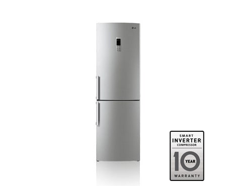 LG Двухкамерный холодильник LG Total No Frost. Высота190см. Цвет стальной., GA-B439YAQA