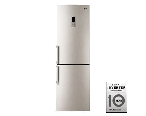 LG Двухкамерный холодильник LG Total No Frost. Высота 190см. Цвет бежевый., GA-B439ZEQA