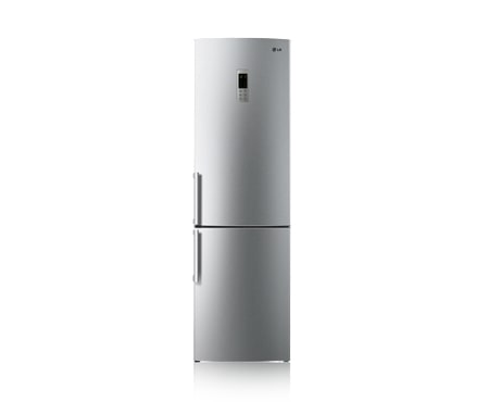 LG Двухкамерный холодильник LG Total No Frost с линейным компрессором. Высота 200см. Цвет: стальной, GA-B489BAQZ