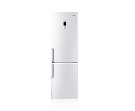 LG Двухкамерный холодильник LG Total No Frost. Высота 200см. Цвет белый глянцевый., GA-B489BVQA