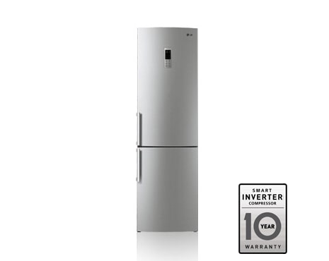 LG Двухкамерный холодильник LG Total No Frost. Высота 200см. Цвет серебристый., GA-B489YLQA
