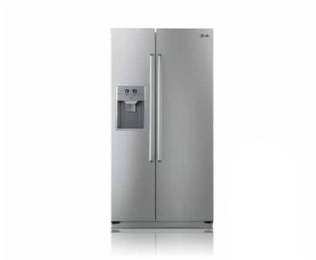 LG Двухкамерный Side-by-side холодильник LG Total No Frost. Высота 175см. Цвет: бежевый, GC-B207FECA