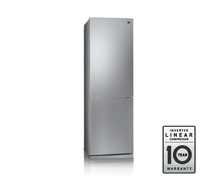 LG Двухкамерный холодильник LG Total No Frost. Высота 190см. Цвет: серебристый, GC-B399PLCK