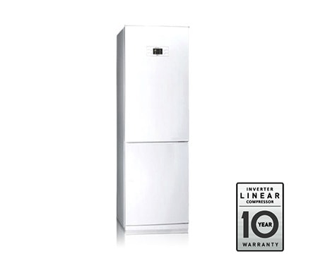 LG Двухкамерный холодильник LG Total No Frost. Высота 190см. Цвет: белый, GC-B399PVQK