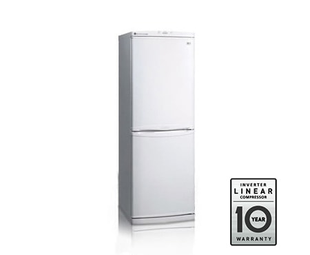 LG Двухкамерный холодильник LG Total No Frost. Высота 171см. Цвет: белый, GR-349SQF